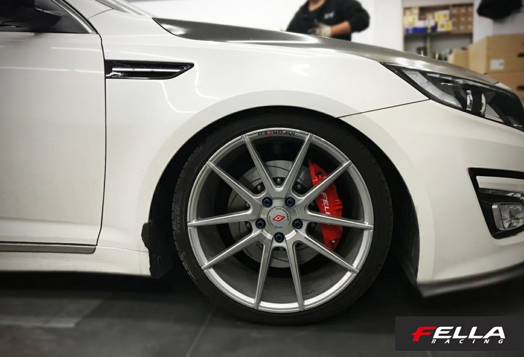 Modification Case | Kia K5 Upgrade Fella Four-Piston Brake Kit