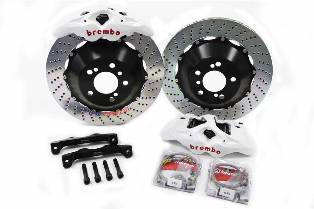 Brakes Appreciation | Brembo Original White B-M4 Brake Kit