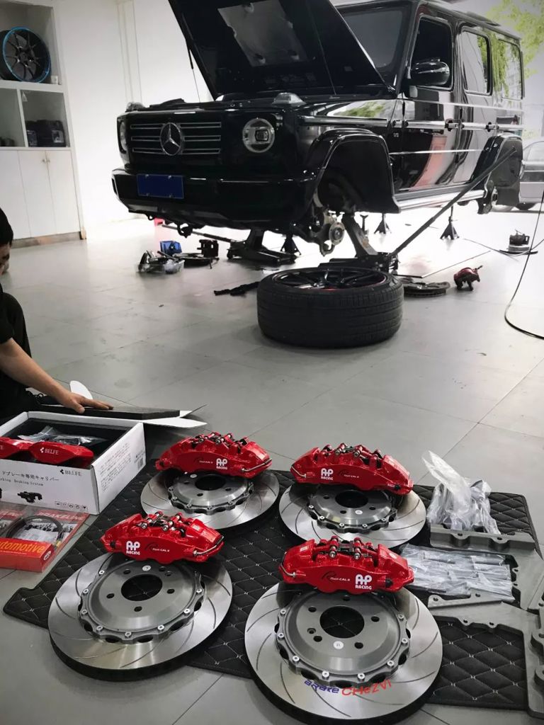 Modification Case | New Mercedes-Benz G500 Upgrading AP95 Series Brake Kit
